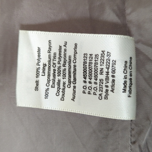 Artizia Wilfred Gray Poussin Snap Button Bomber Jacket Size Small - Picture 11 of 11